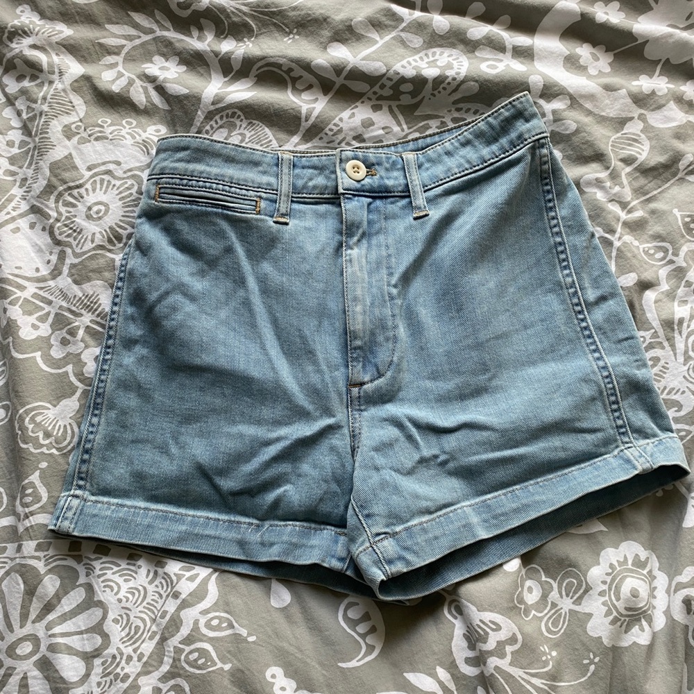 madewell emmett denim shorts